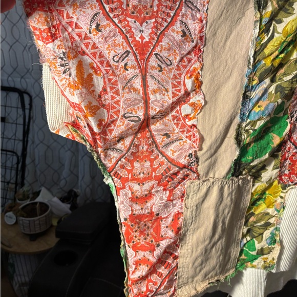 POL Multicolor Patchwork Button-Up Top - Picture 2 of 8